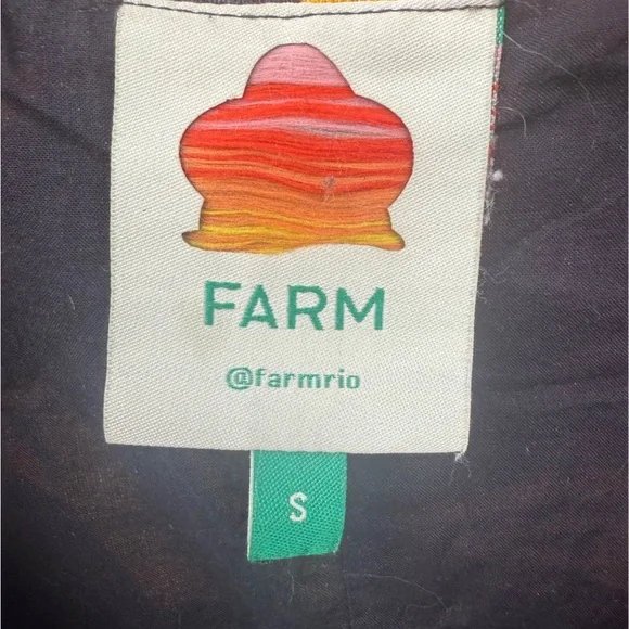 🍌 FARM RIO Black + Yellow Banana Dress - Picture 3 of 3